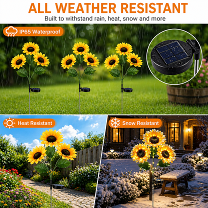 GlowBloom™ Solar Sunflower Lights